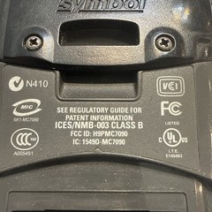 Symbol ICES/NMB-003 Barcode Scanner Class B 1549D-MC7090 PARTS