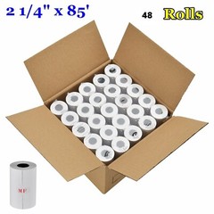 2 1/4&Prime; x 85&prime; Thermal Receipt Paper Rolls Case Of 48 Pos Cash Register BPA Free