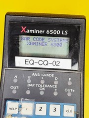 STRATIX XAMINER 6500 LS BARCODE VERIFIER PORTABLE RETAIL AUTOMATIC DETECT DECODE