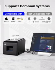 VRETTI V330M Direct Thermal Receipt Printer USB Serial Lan Port Black