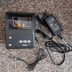 ZEBRA ZD420 Direct Thermal Desktop Printer & Power Adapter ~PARTS / REPAIR ONLY!