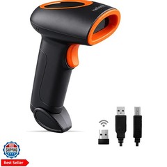HT20 Wireless 2.4GHz 2D & 1D Barcode Scanner QR Code & Barcode Wired & Wirele…