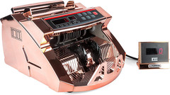 Rose Gold Money Counter by with UV/MG Detection, 80W Bill Counter with Counterf