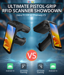 ✅Zebra TC22R vs Chainway C5 | Integrated RFID Scanner Handhelds Showdown!🔥⭐