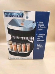 Magnif Motorized Electric Coin Sorter Automatic Sort Battery Powered