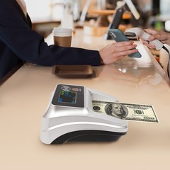 Money Counter Machine Dollar Bill Detector Lcd Counterfeit Money Checker 110v