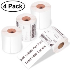 4×6 Thermal Shipping Labels 350/Roll Waterproof Zebra Rollo MUNBYN Compatible