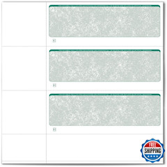 Versacheck Valuechex – 750 Blank Personal Wallet Checks – Green Classic – 250