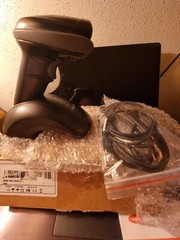TEEMI TMSL-55CR, 1D 2D Bluetooth Barcode Scanner With USB Cradle Data Receiver
