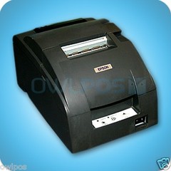 Micros Epson TM-U220D Impact Receipt Printer IDN Ports Dark Gray REFURB M188D