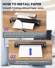 8.5&Prime; x 11&Prime; Thermal Printer Paper – 100 Sheets, NO-BPA & Fade Resistant