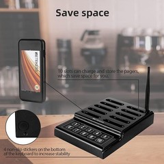 RETEKESS TD174 Restaurant Buzzer System, Restaurant Waiting Pager, Set w/ Vibrat