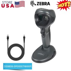 Symbol Motorola DS9808-SR00007NNWR 1D Laser Barcode POS Scanner +USB Cable
