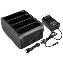 For Zebra TC70 TC75 TC7X TC7X TC70x TC77 TC75x 4-Port BT-000318 Battery Charger