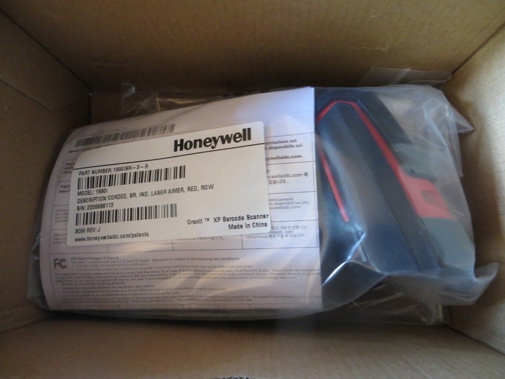 Honeywell – P/N: 1990ISR-3USB-R Model: 1990i (Barcode Scanner)