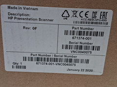 Genuine HP Magellan 800i Omni-Directional Barcode Scanner 671374-001 USB