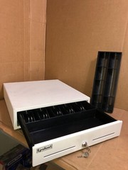 EPSILONT EPS-410 CASH DRAWER With Keys Great Condition