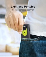 Inateck Mini 2D Barcode Scanner — Bluetooth, 2.4G & USB 3-in-1 Wireless for…