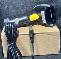 WoneNice WN3300 USB Laser Barcode Scanner Wired Handheld 1D Black NIB