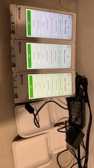 Lot of 3 X Clover Flex 3 Handheld POS System w/3 C405 Docking – Redy to transfer
