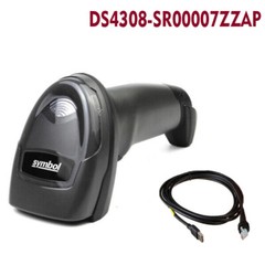Zebra DS4308-SR00007ZZAP 1/2D Corded Handheld Barcode Reader Scanner With Cable