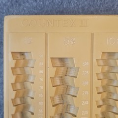 Lot of 2 Vintage Countex II Coin Sorting Trays MMF Industries Bank Teller Sorter