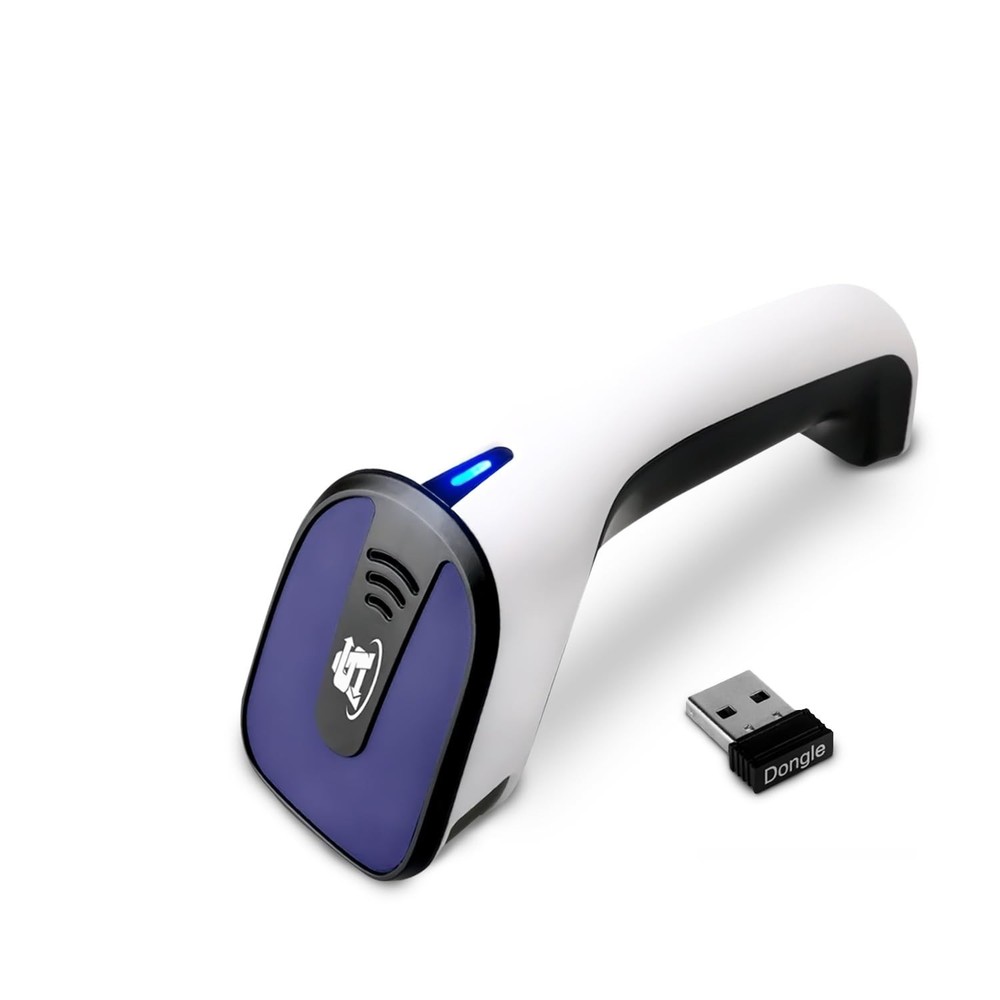 ScanAvenger Wireless Portable 1D with Stand Bluetooth Barcode Scanner: Hand…