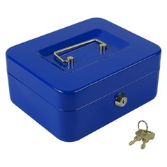 KYODOLED Cash Box with Money Tray,Storage Safe Lock Box with Key,Cash Drawer,…