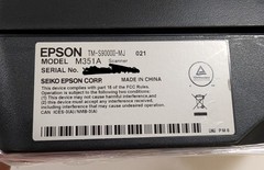 Epson TM-S9000II M351A Multifunction Check Scanner Receipt Printer *READ*