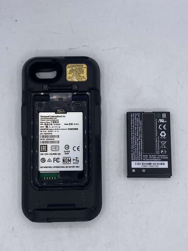 CAPTUVO SL42-055301-K-0 SCANNER SLED FOR APPLE IPHONE 6 AND 6 PLUS WITH BATTERY