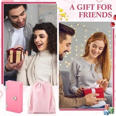 1 Pack Acrylic Money Bank Box for Gambler, Winners Portable Safe Casino Money…