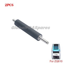 2PCS Platen Roller Replacement For Motorola Symbol Zebra ZQ610 Series