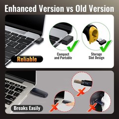 1D Barcode Scanner Wireless USB Wired Handheld Reader Yellow Tera 5100