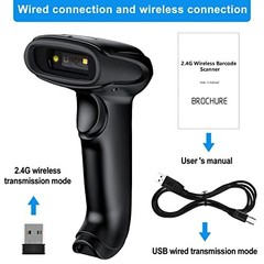 2D Wireless Barcode Scanner – Handheld QR Code & PDF417 Reader for PC, Mac, Linu