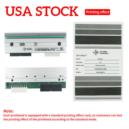 USA P1004232 Printhead for Zebra 110Xi4 105SL Plus Thermal Label Printer 300dpi