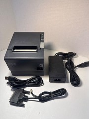 EPSON TM-T88V M244A Thermal POS Label Receipt Printer w/ Adapter & USB Cable