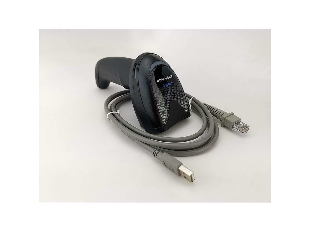 Datalogic Gryphon GD4590-BK Handheld 2D/1D Barcode Scanner with USB Cable New