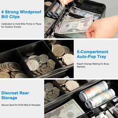 Extra-Large Key Lock Cash Box – Scratch-Resistant Metal Case for Secure Storage