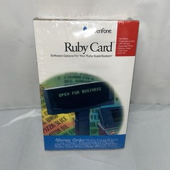 VeriFone Ruby Card Software Options for Ruby SuperSystem P040-07-506