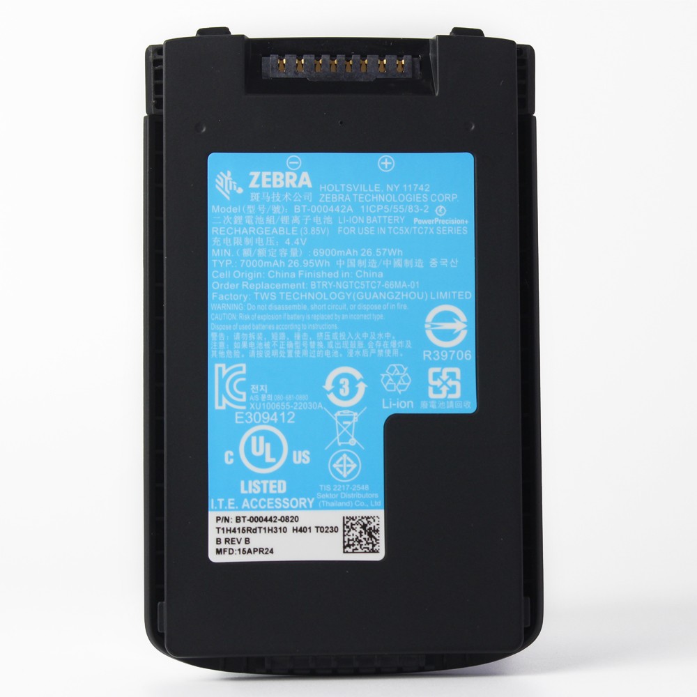 Zebra Battery BT-000442/BTRY-NGTC5TC7-66MA-01 For TC5X TC7X Scanner TC53/TC78