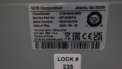 NCR Cash Drawer Model 2186-6400-9090 Black POS Hardware – Used