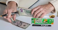 Counterfeit Money Detector Pen (5 Counterfeit Pens) – Money Marker Bill Detec…