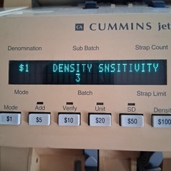 Cummins JetScan 4068 Currency Note Bill Scanner Cash Counter Parts Or Repair
