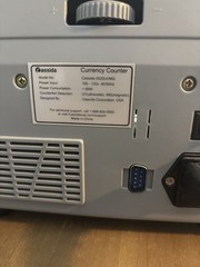 Cassida 5520UV/MG Bill Counter with Counterfeit Detection, Wired Electric
