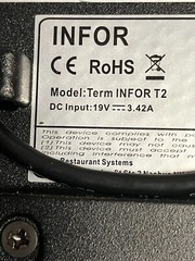 INFOR T2 Terminal Touchscreen Pos 4GB RAM 60GB HD, 15&Prime; , POWERS ON, FOR PARTS