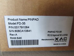 New in Box First Data FD100Ti Credit Card Terminal w/ FD-35 PinPad Lot Power