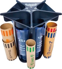 Efficient Coin Counter and Sorter Machine with Coin Wrappers for Home & Office