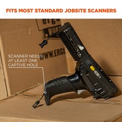 Squids 3132 Barcode Scanner Harness Large Black Adjustable Tether 1 PCS