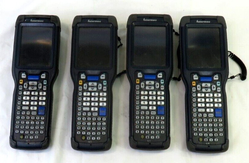 INTERMEC CK71 Handheld Mobile Computer Barcode Scanner, Lot of 4, PARTS/ REPAIR