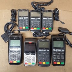 Mix Lot of 7- Ingenico Credit Card PIN Pads IPP310 IPP320 IWL250 ICT220-USED-